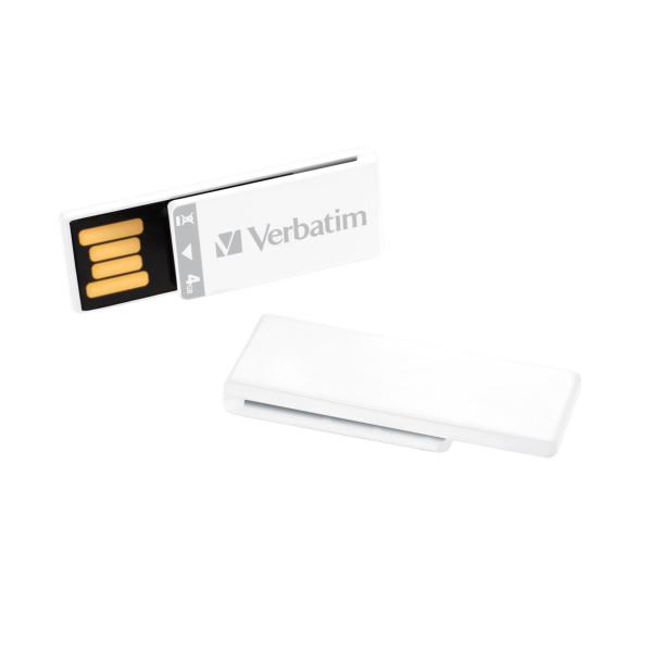Verbatim 4gb Usb Clip-it White
